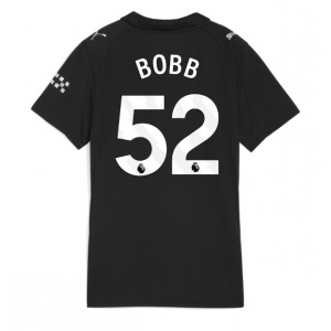 Fotbalové Dres Manchester City Oscar Bobb #52 Dámské Venkovní Oblečení 2025-26 Krátký Rukáv